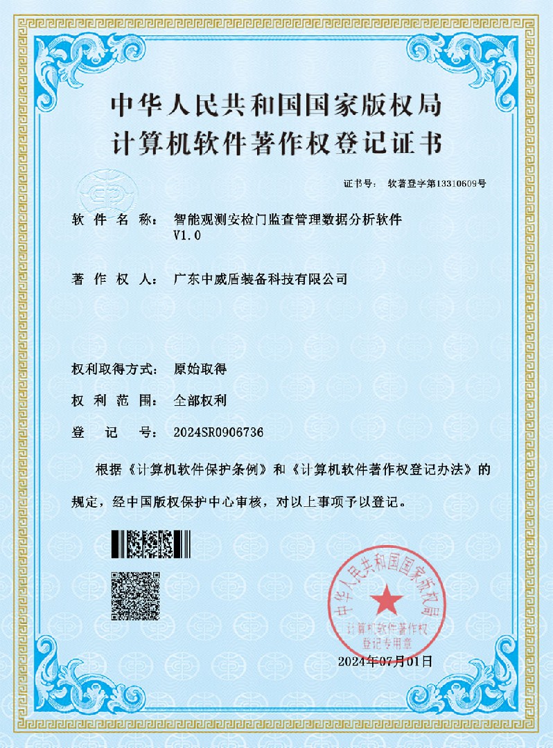 安检门著作权