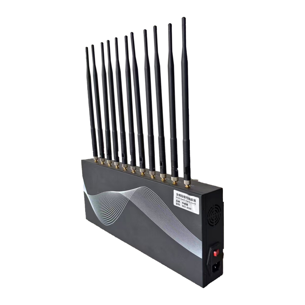 WD-808F 军工外置天线十路加强5G屏蔽器（正侧面）